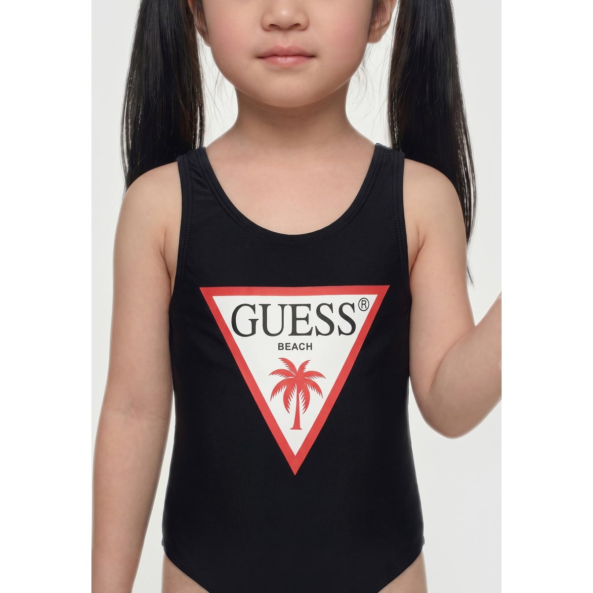 Maillot De Bain Une-Pièce Avec Logo noir, GUESS KIDS