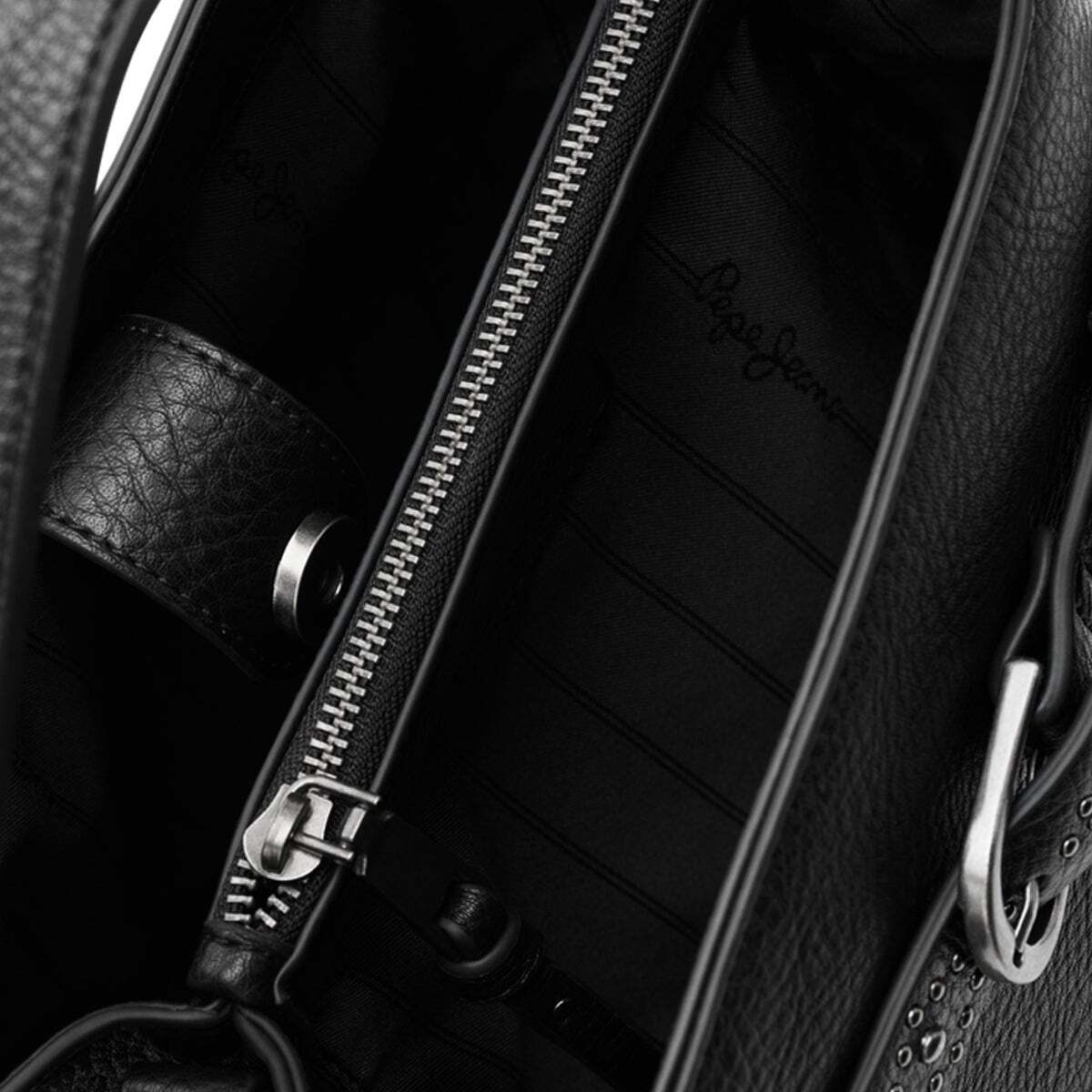Sac Seau Effet Cuir noir, PEPE JEANS