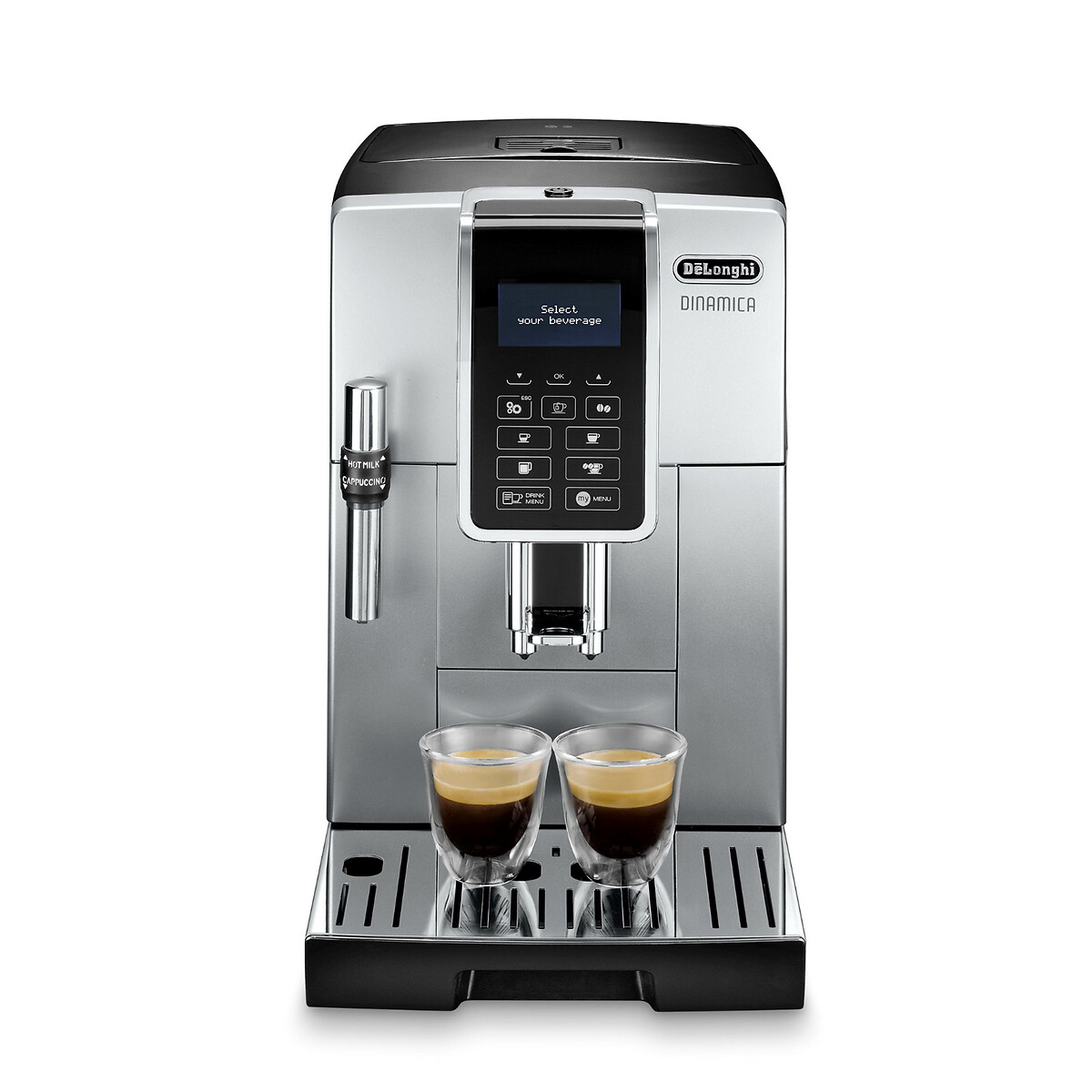 Expresso broyeur Dinamica ECAM 350.35.SB noir, DELONGHI