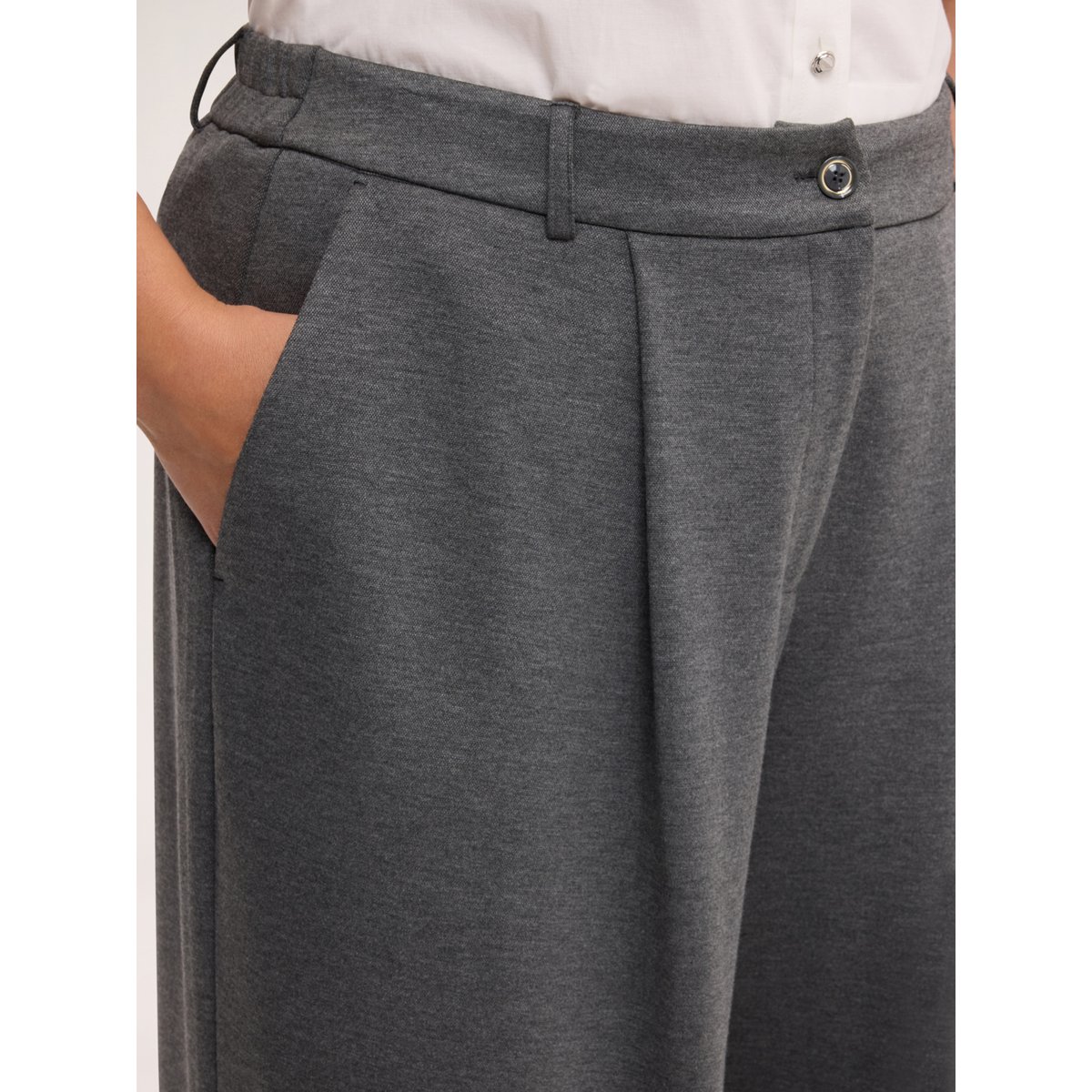 Pantalon à jambes larges gris, FIORELLA RUBINO