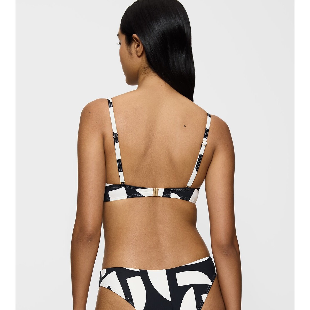 Summer Allure Bikini Top black/white, TRIUMPH