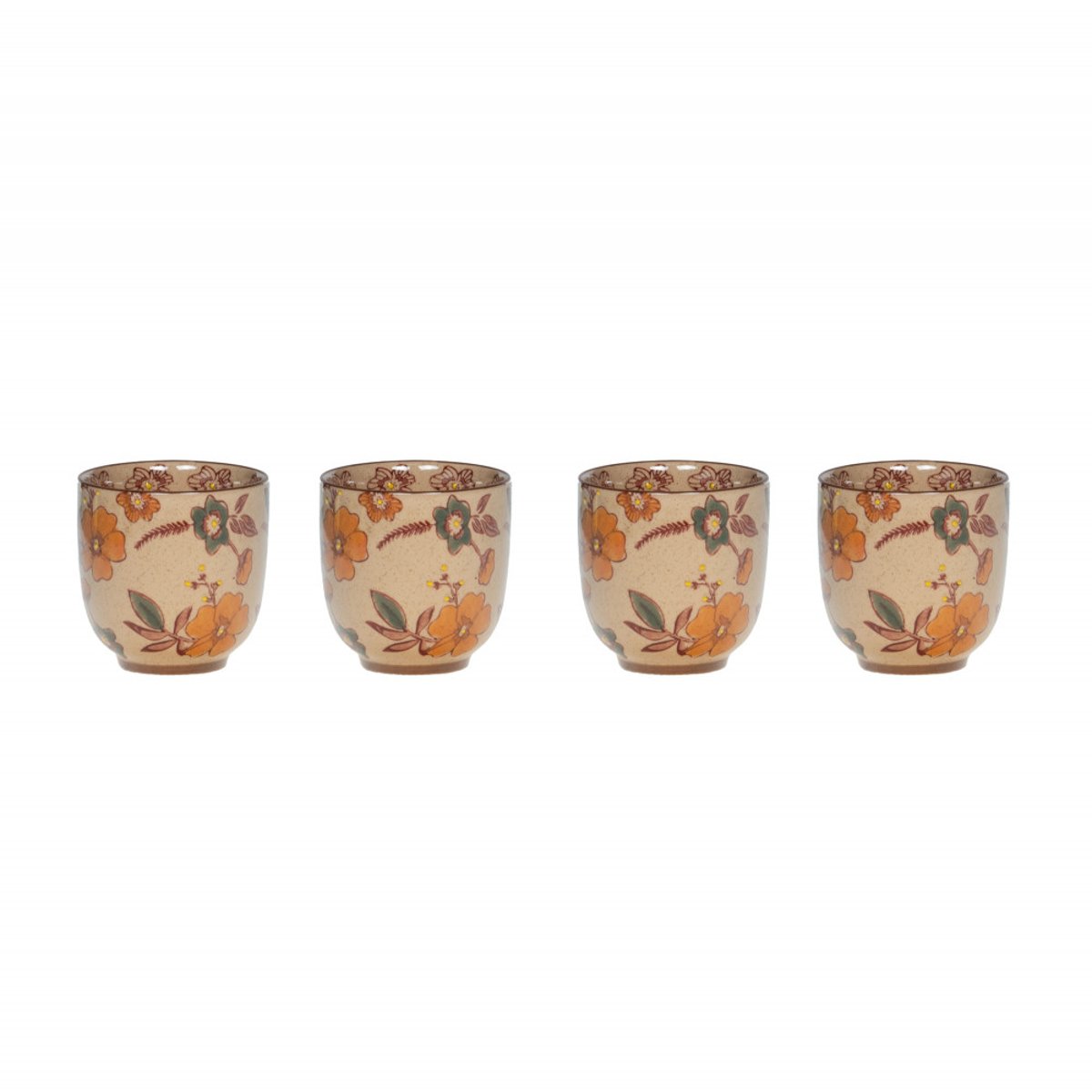 Coffret de 4 gobelets Aveline 7 cm - AVELINE multicolore, TABLE PASSION