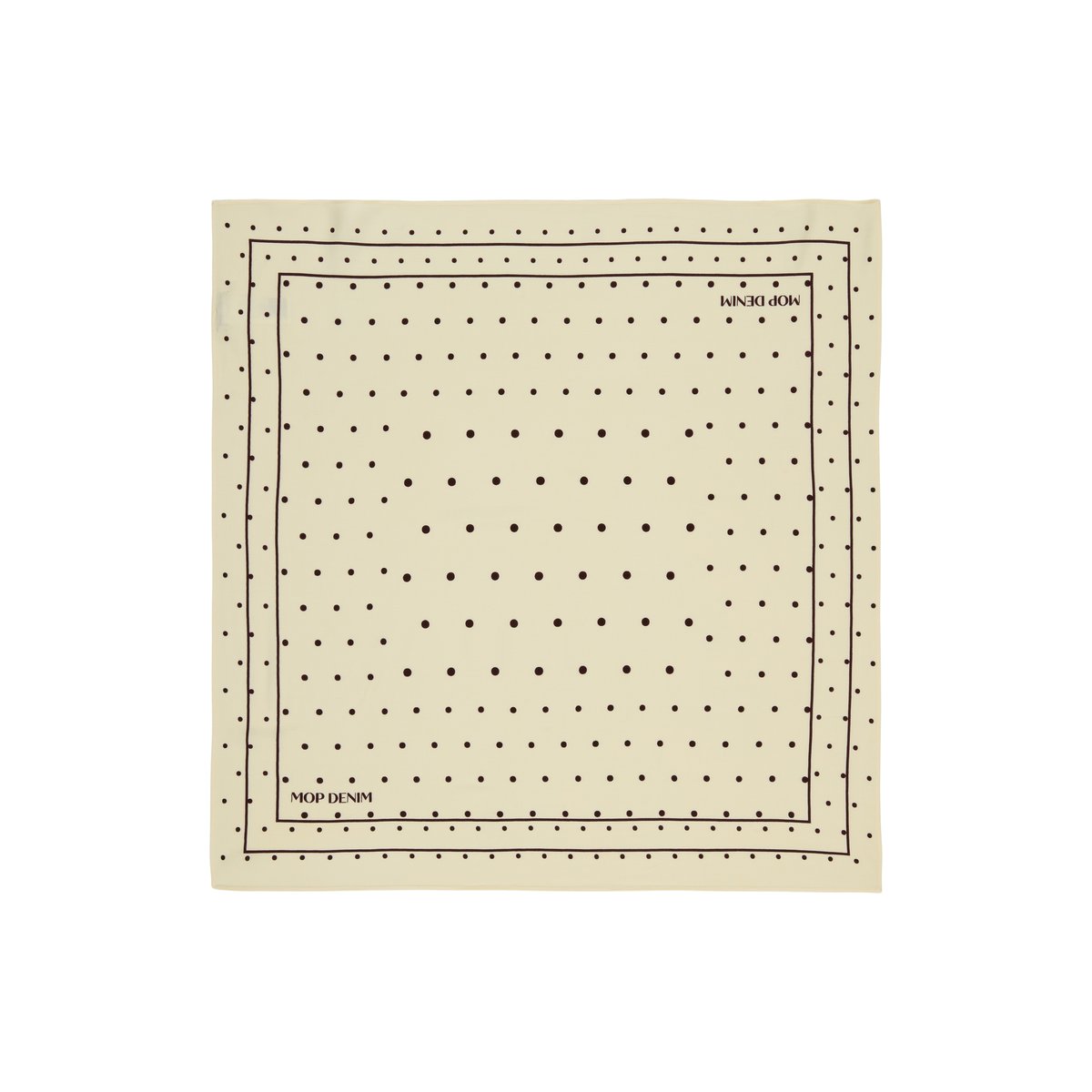 Foulard à motifs en sergé de viscose jaune clair, MARC O’POLO DENIM