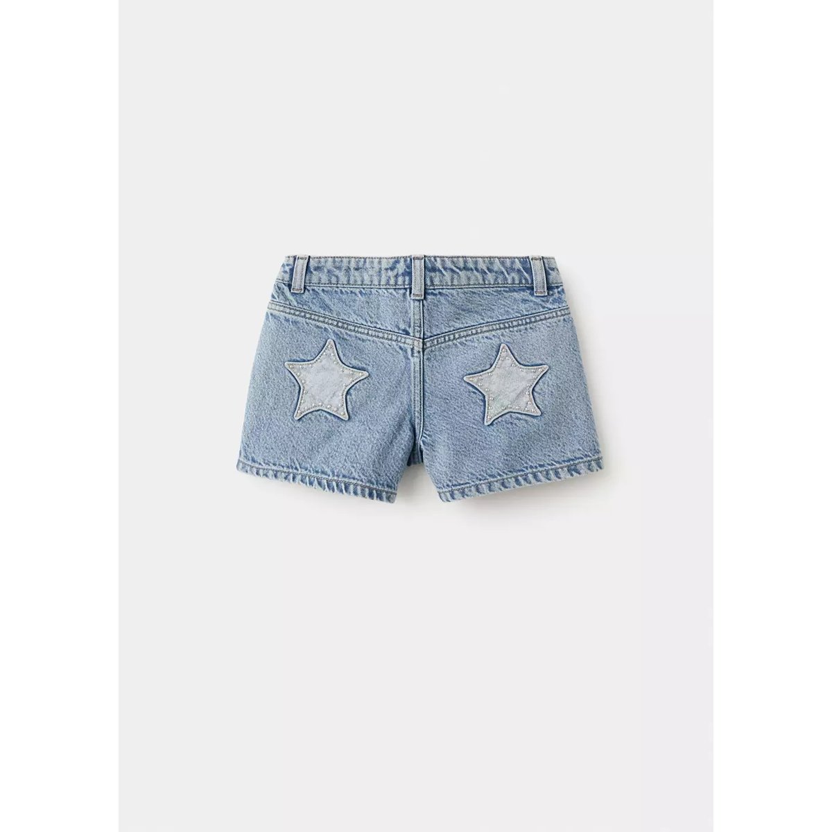 Short avec détail d’étoiles bleu moyen, MANGO KIDS