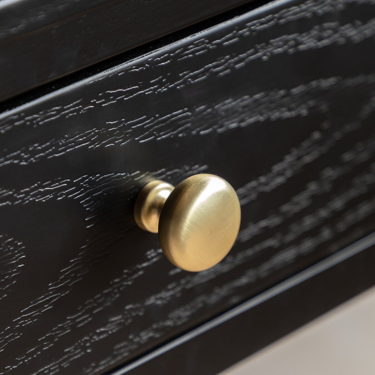 Amberly 2 Drawer Console Table black, SO'HOME