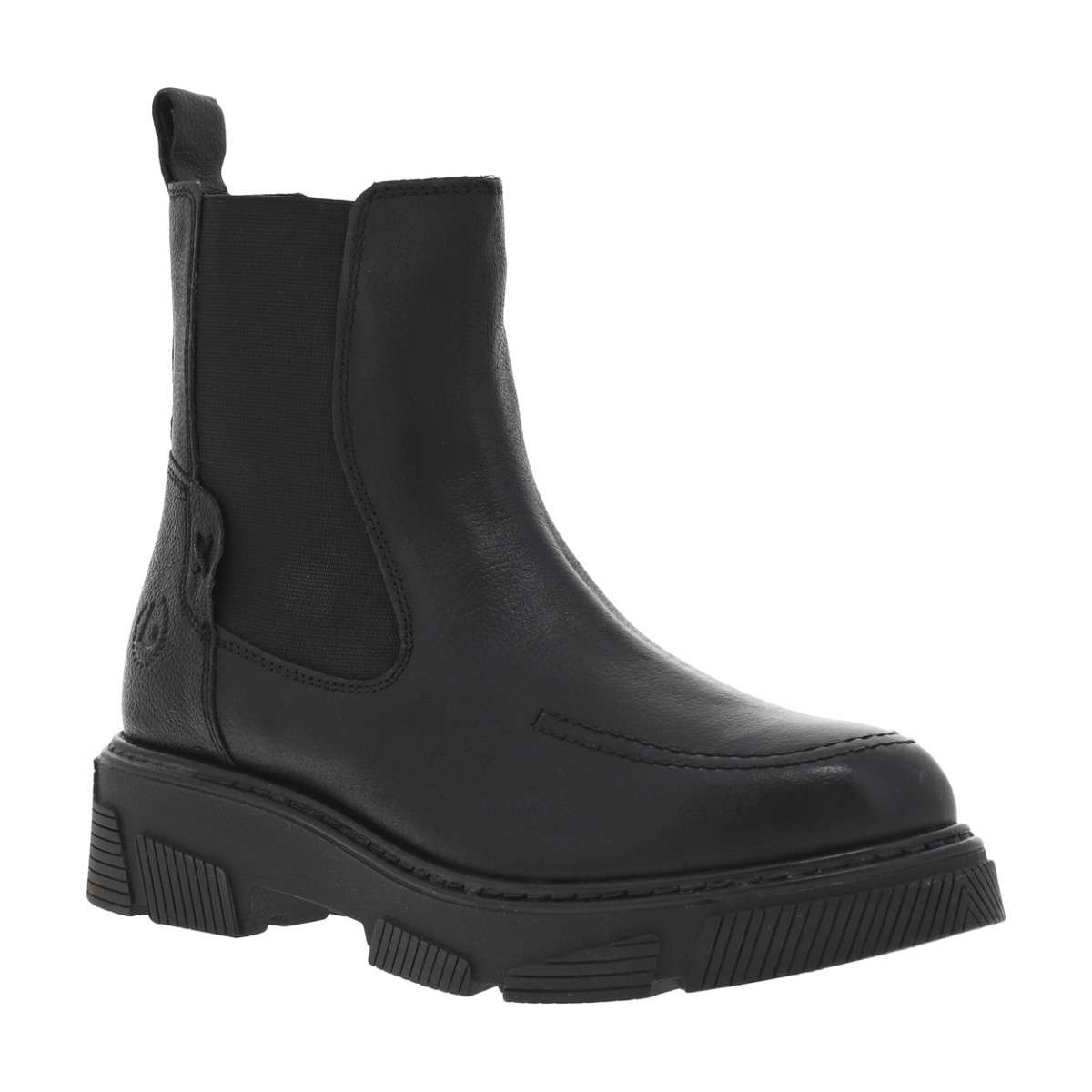Bottines talon décroché bas noir, BUGATTI