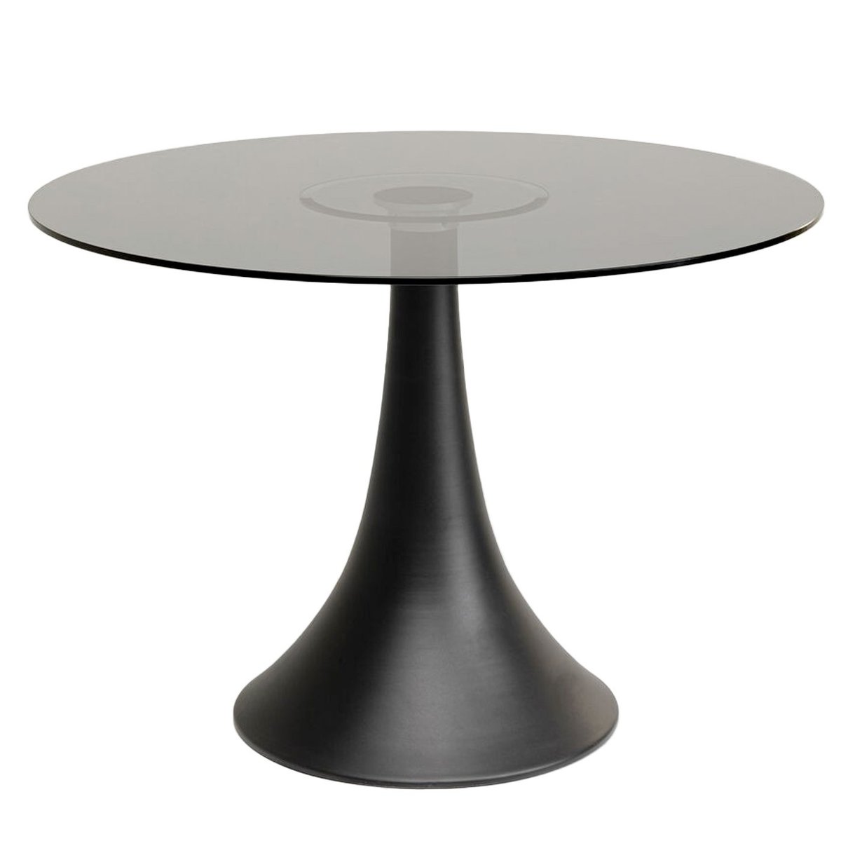 Table en verre fumé et aluminium, GRANDE POSSIBILITA verre fumé, KARE DESIGN