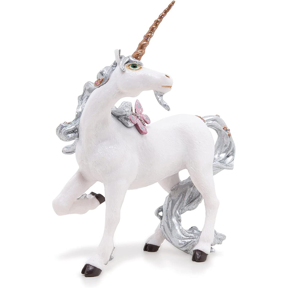 Figurine Licorne argentée blanc, PAPO