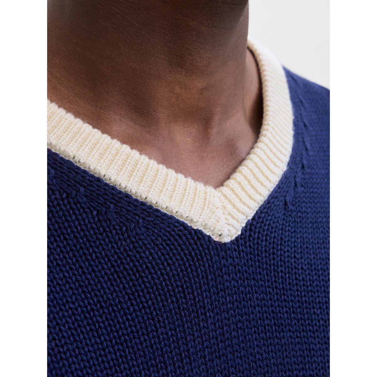 T-Shirt En Maille bleue - ocean cavern, JACK & JONES