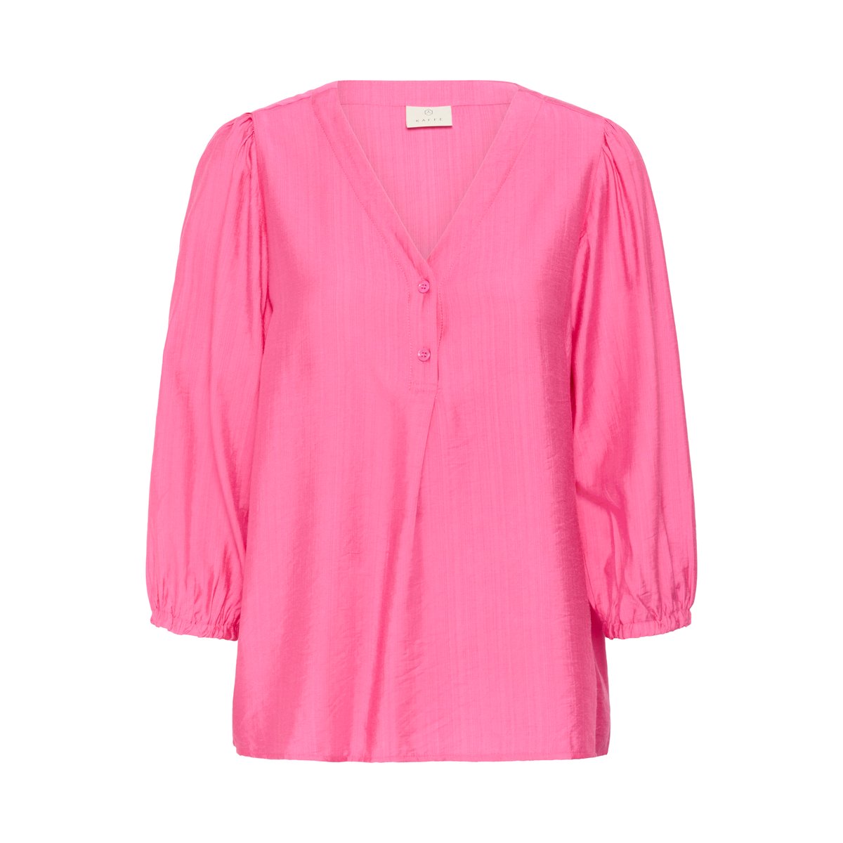 Blouse with long sleeve rose azelea pink cc, KAFFE