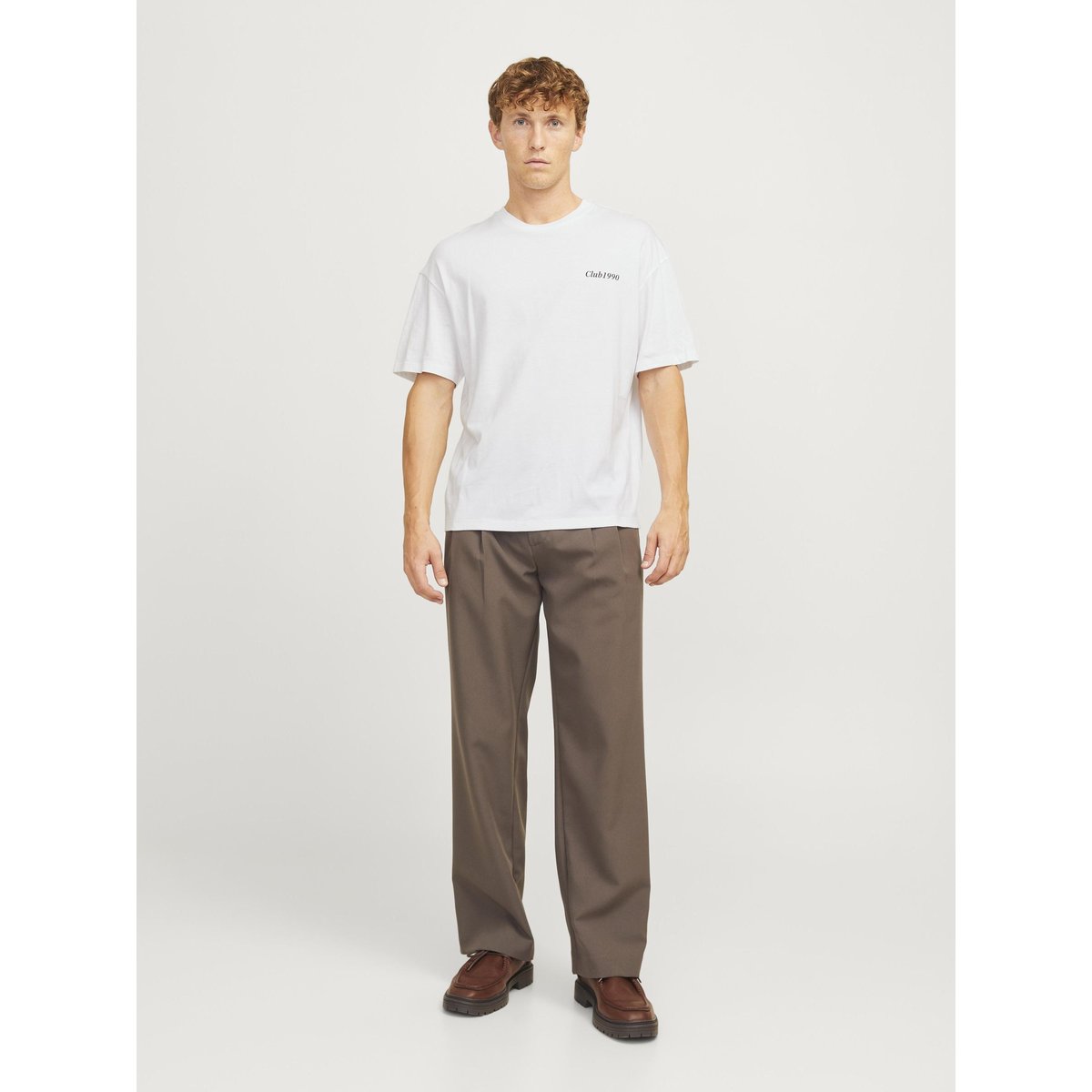 T-Shirt white 1, JACK & JONES