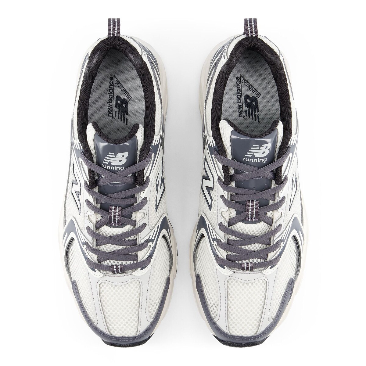 Baskets 530 blanc/gris foncé, NEW BALANCE
