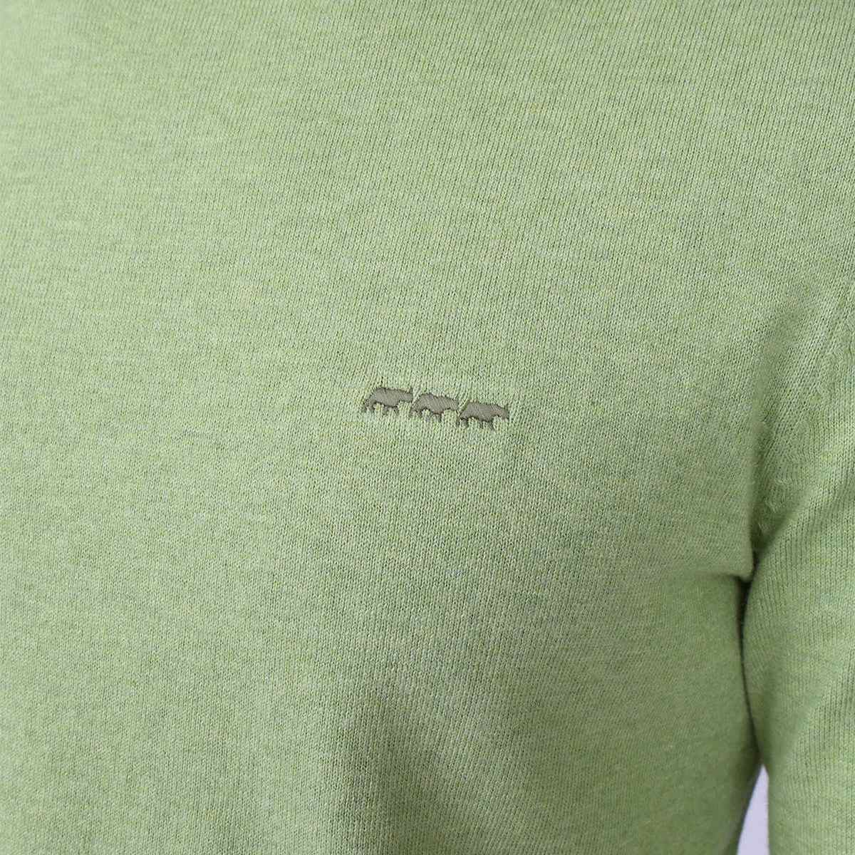 Pull Erwann vert clair, MISE AU GREEN
