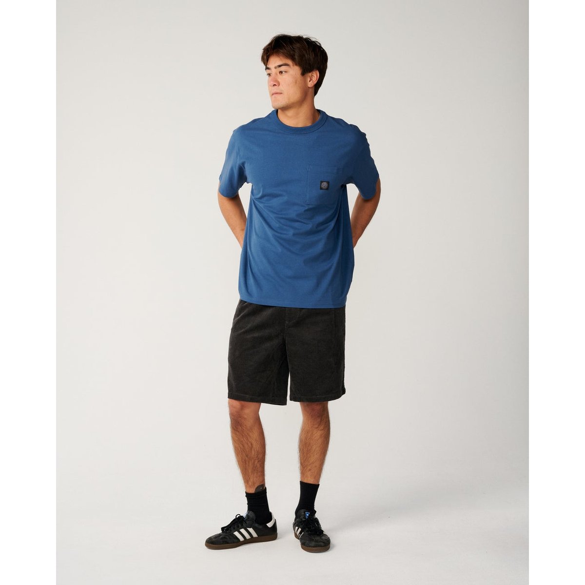 Short  PREMIUM SURF CORD noir, RIP CURL