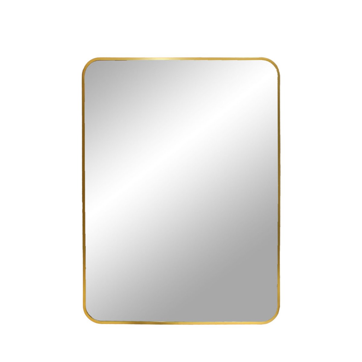 Miroir rectangulaire 50x70cm- MADRID laiton, HOUSE NORDIC