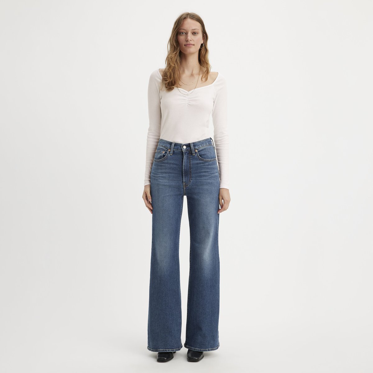 Jeans Ribcage Bell bleu - a new york moment, LEVI'S