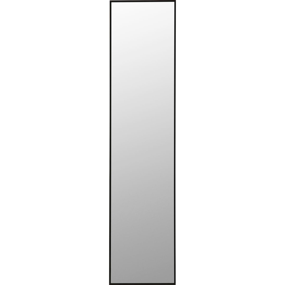 Miroir rectangle en aluminium 180x30, BELLA noir, KARE DESIGN