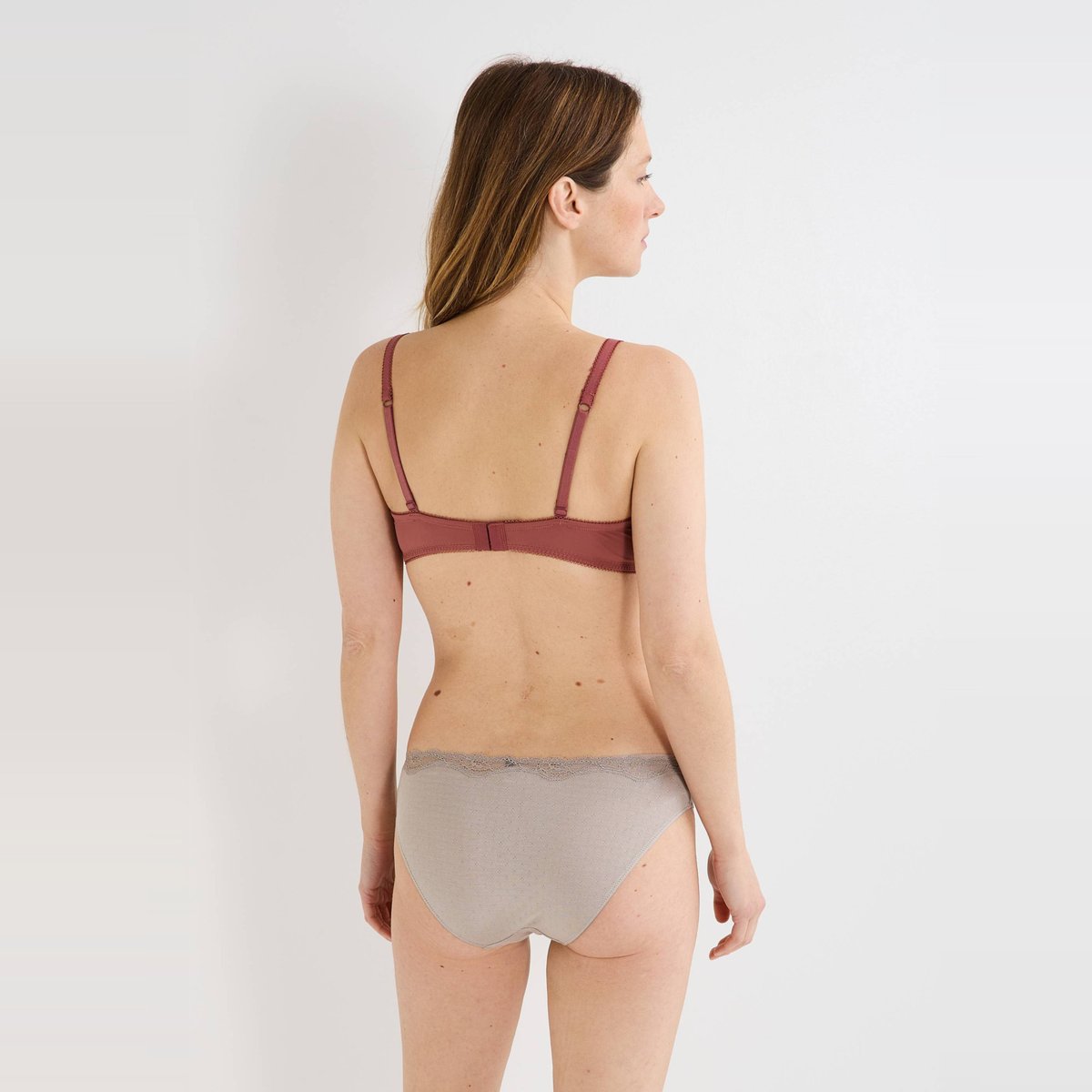 Soutien-gorge triangle CAMILLE en dentelle pompei, MONOPRIX