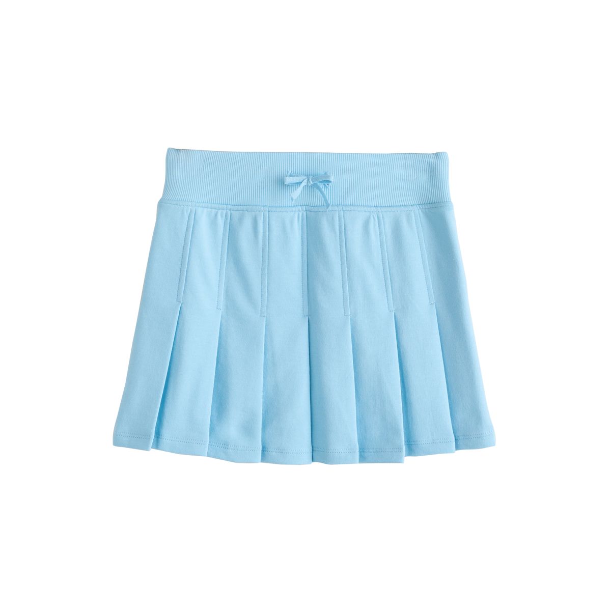 Jupe de jersey plissée bleu, NEXT