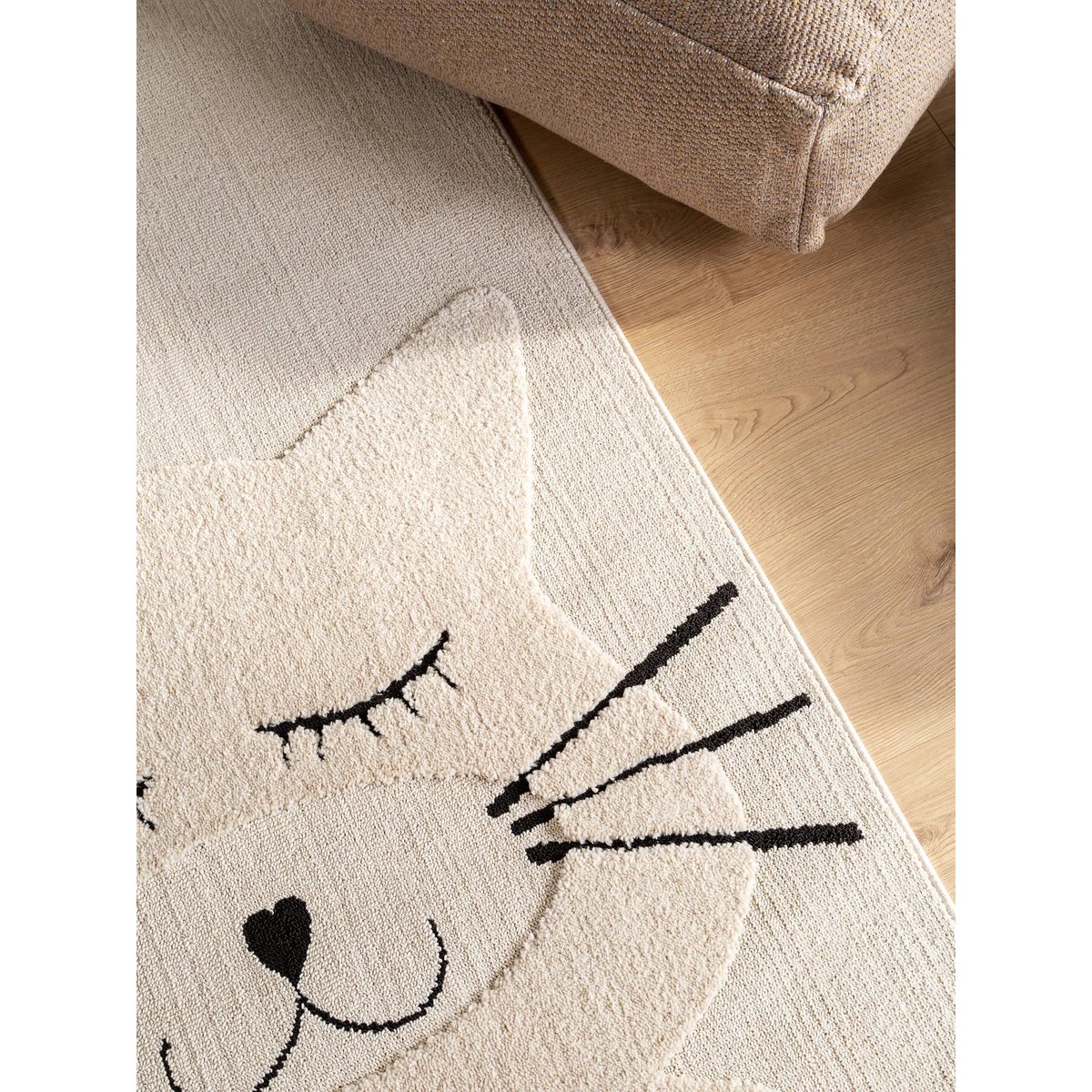 Tapis enfant MOMO crème, BENUTA