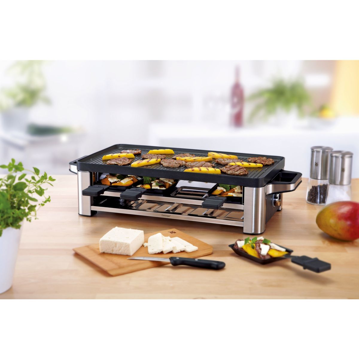 Raclette Lono Raclette Grill 8 Coupelles noir, WMF