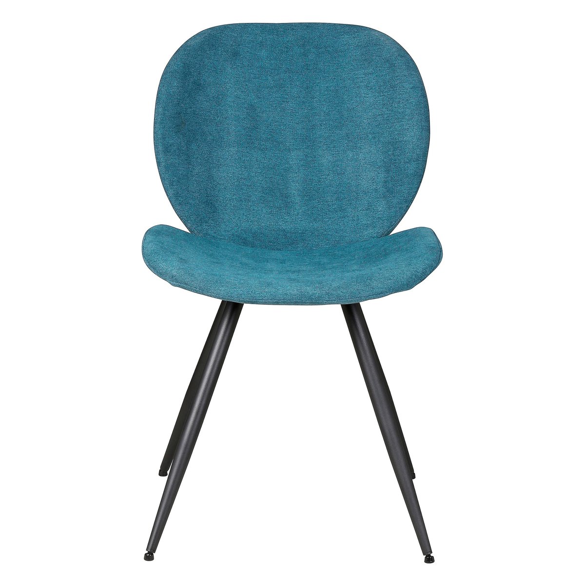 Chaise repas tissu bleu canard, ZAGO