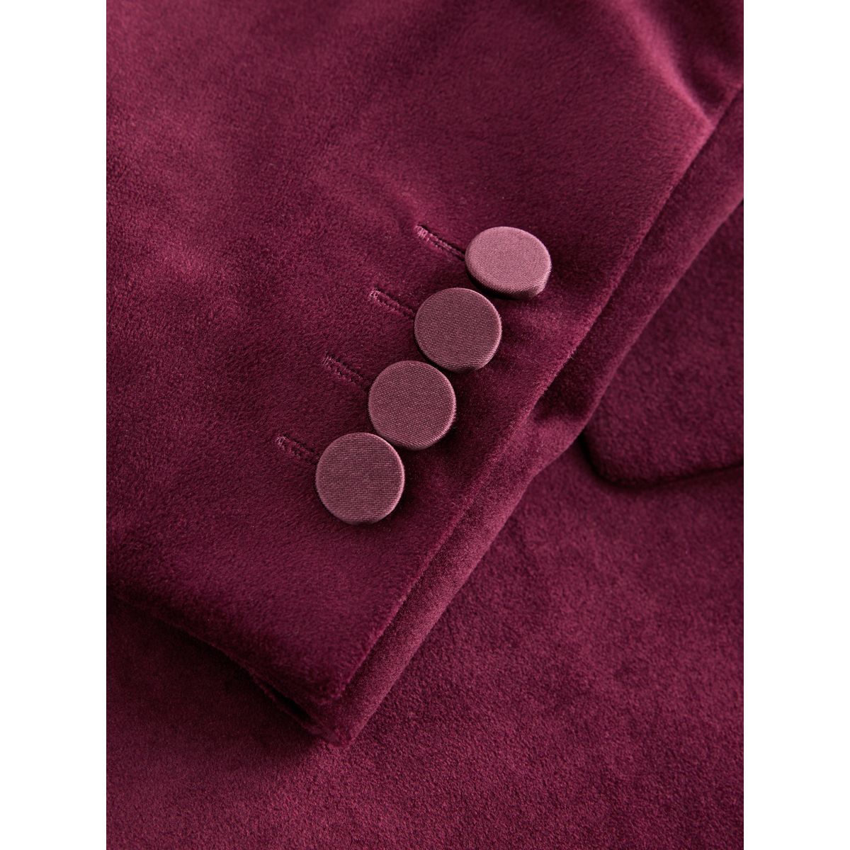 Blazer en velours rouge bordeaux, NEXT