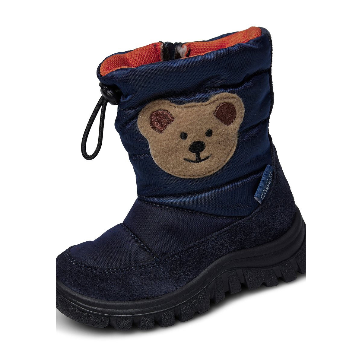 Bottes en suède et tissu POZNURR BEAR 2 WP marine, FALCOTTO