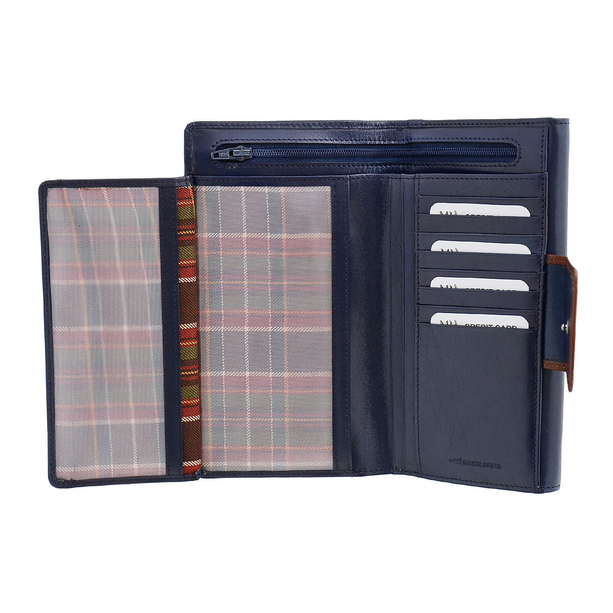 Porta-moedas Ladies York 508 , MARTA PONTI blue, MARTA PONTI