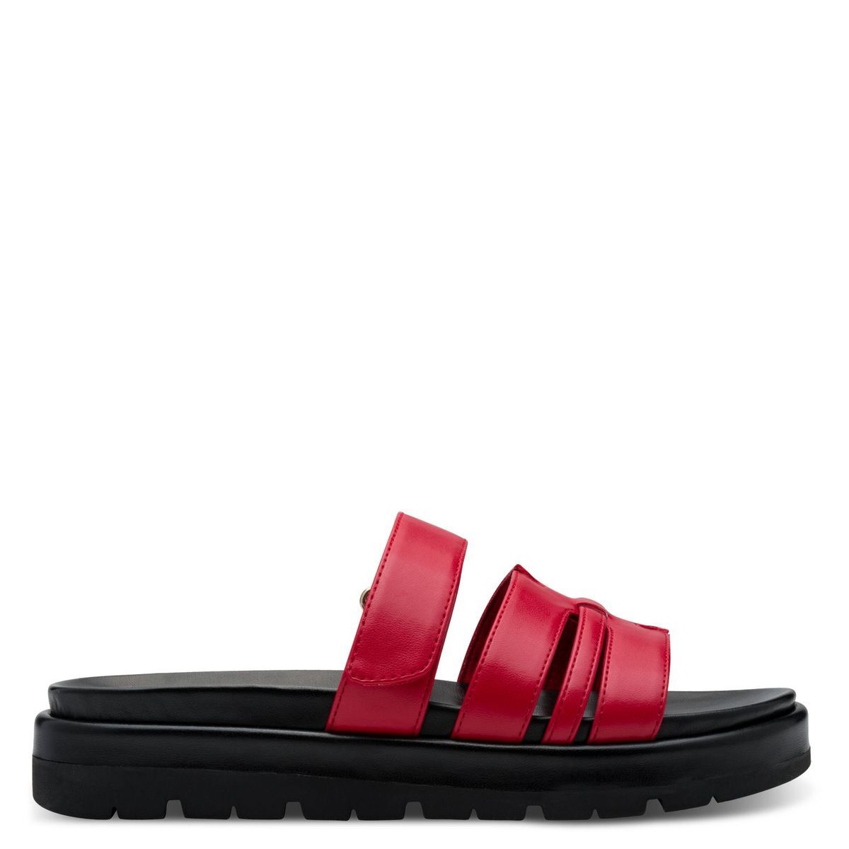Mule plate rouge, MARCO TOZZI