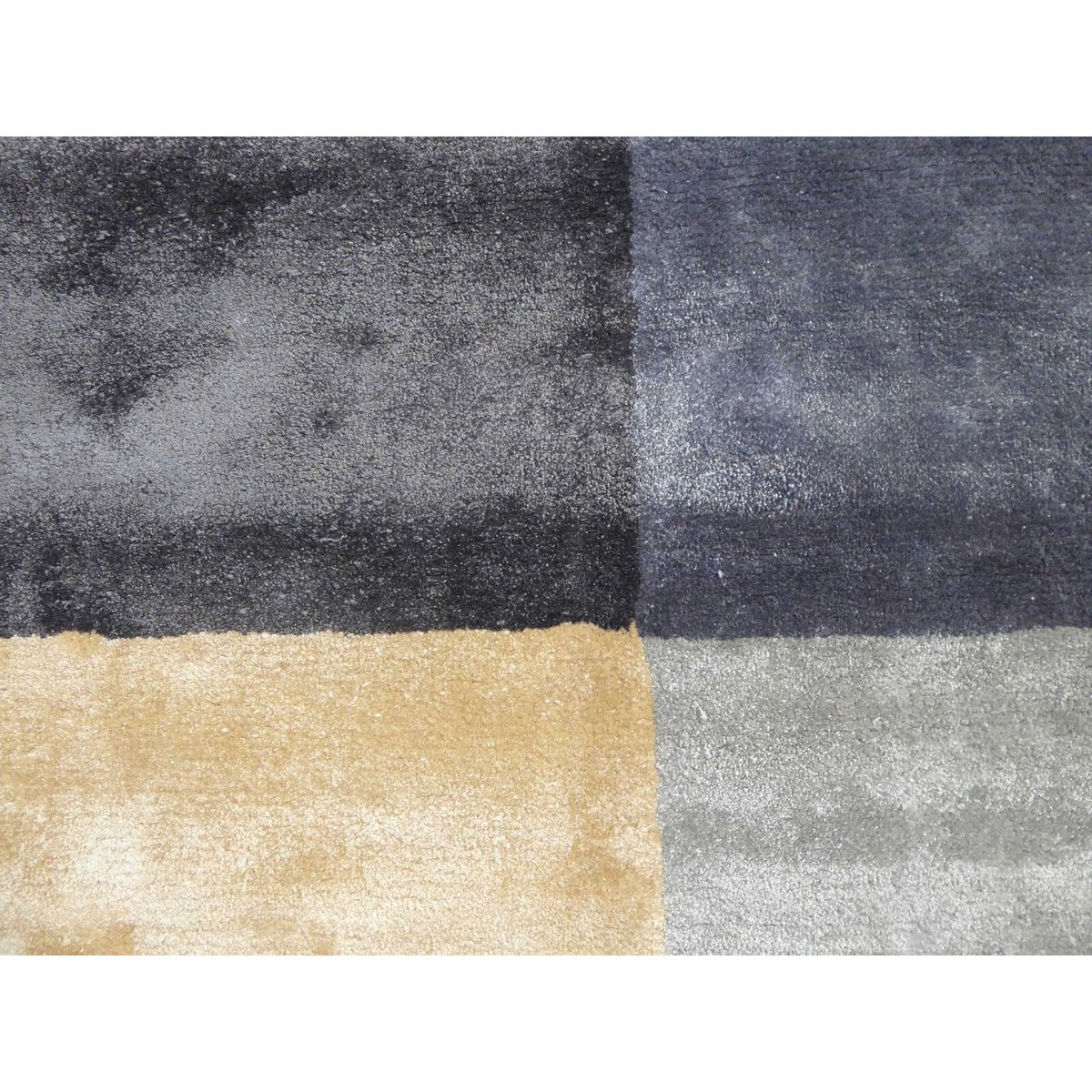 Tapis rectangulaire en viscose SAHARA multicolore, RECOLLECTION