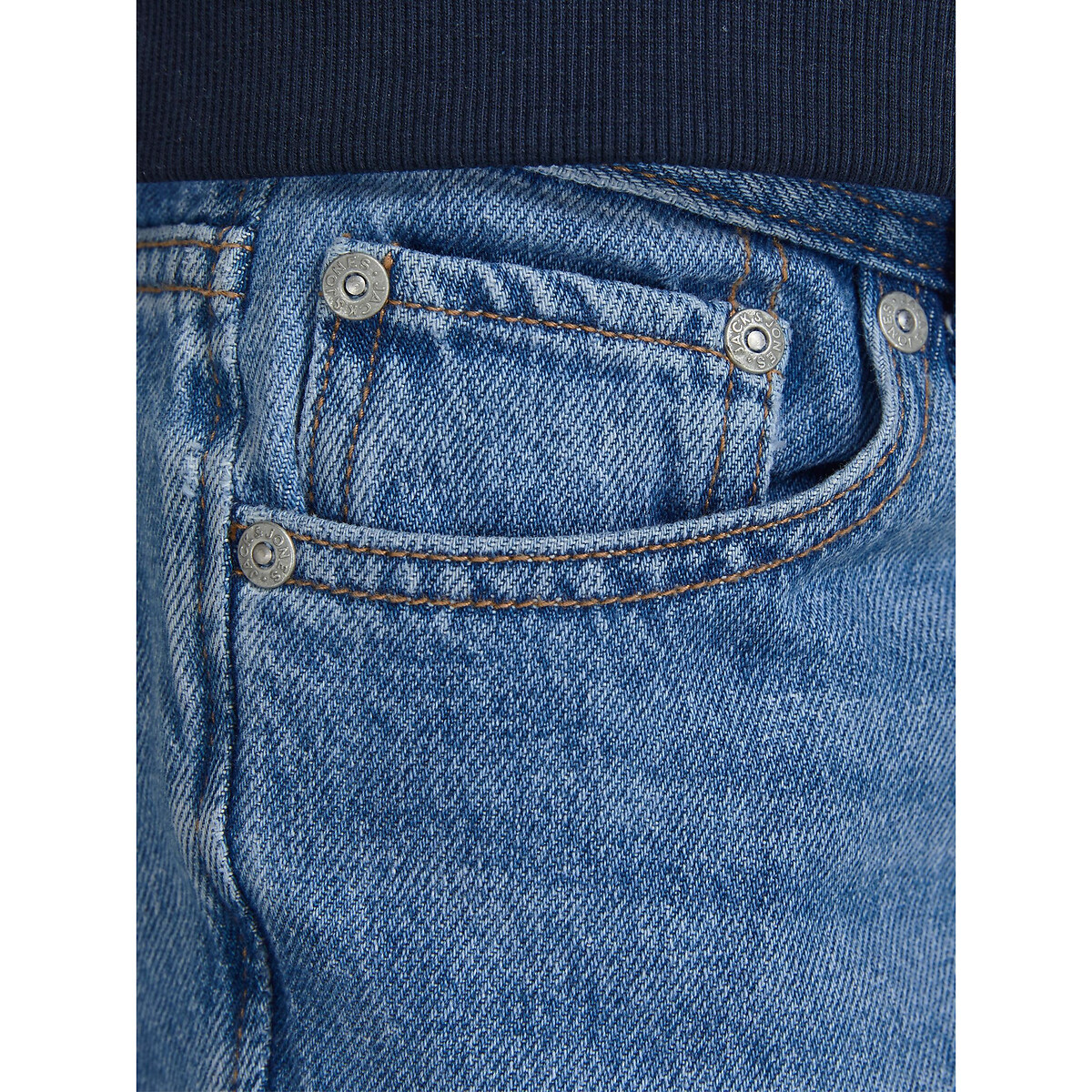 Rechte jeans marine/aqua, JACK & JONES JUNIOR