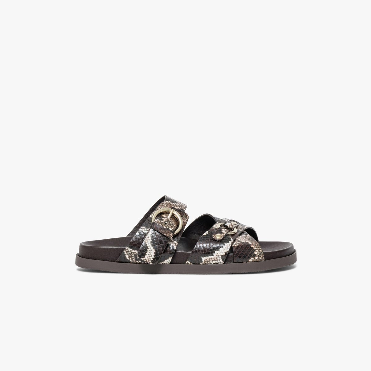 Mule en cuir YARA python, BOCAGE