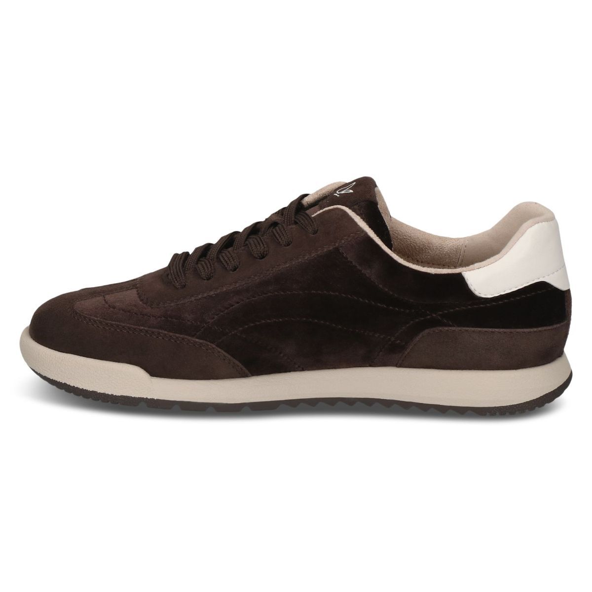 Basket à talon marron foncé combiné, CAPRICE