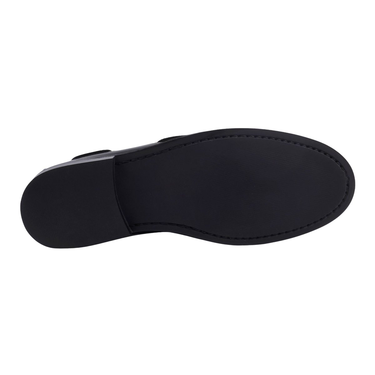 Mocassins bateau Thelma cuir vernis noir, JULES & JENN