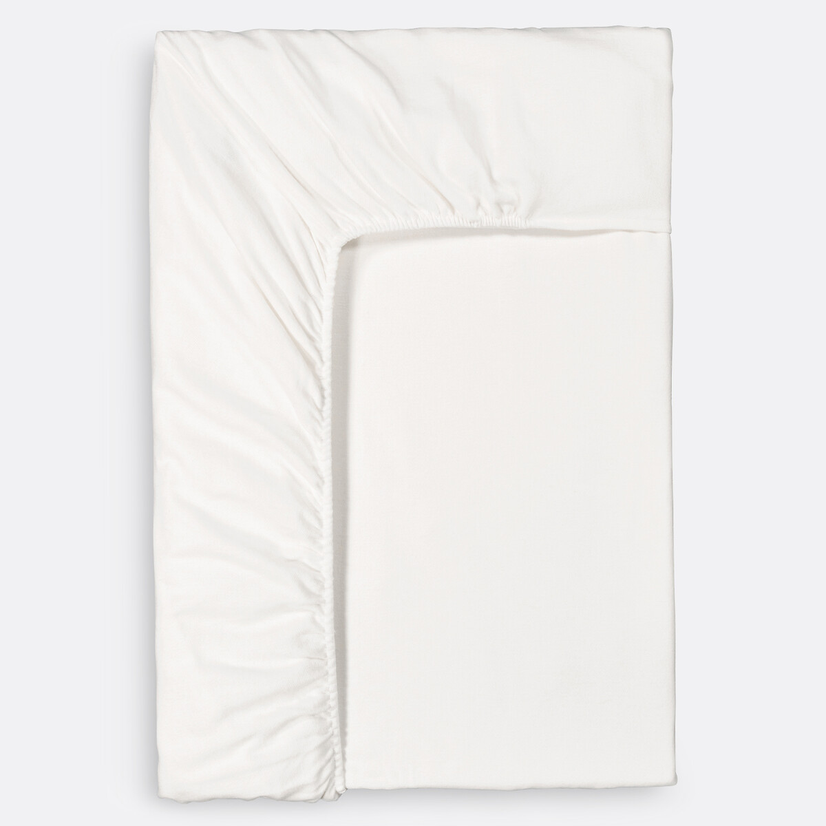 Protège-matelas, en molleton absorbant de coton, hauteur maxi 20 cm blanc, LA REDOUTE INTERIEURS