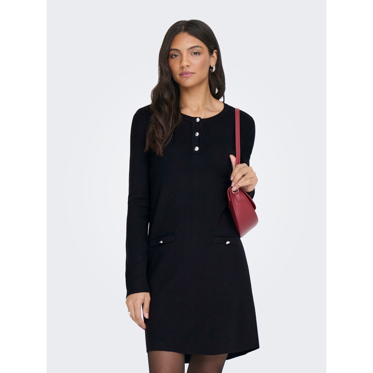 Robe En Maille noire - black, ONLY