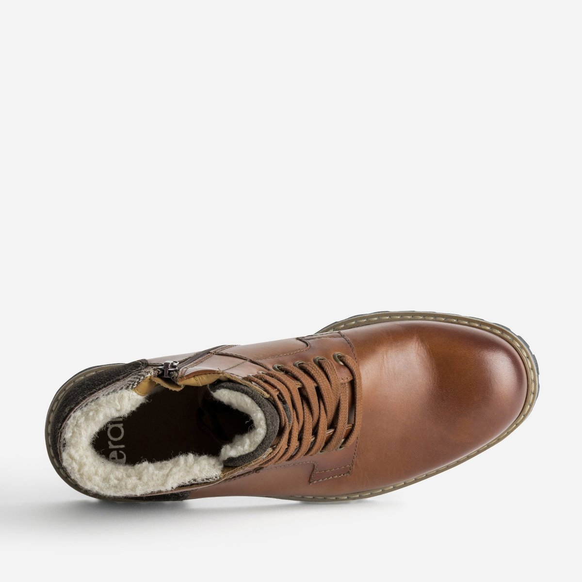Boots en cuir BRAIM cognac, ERAM
