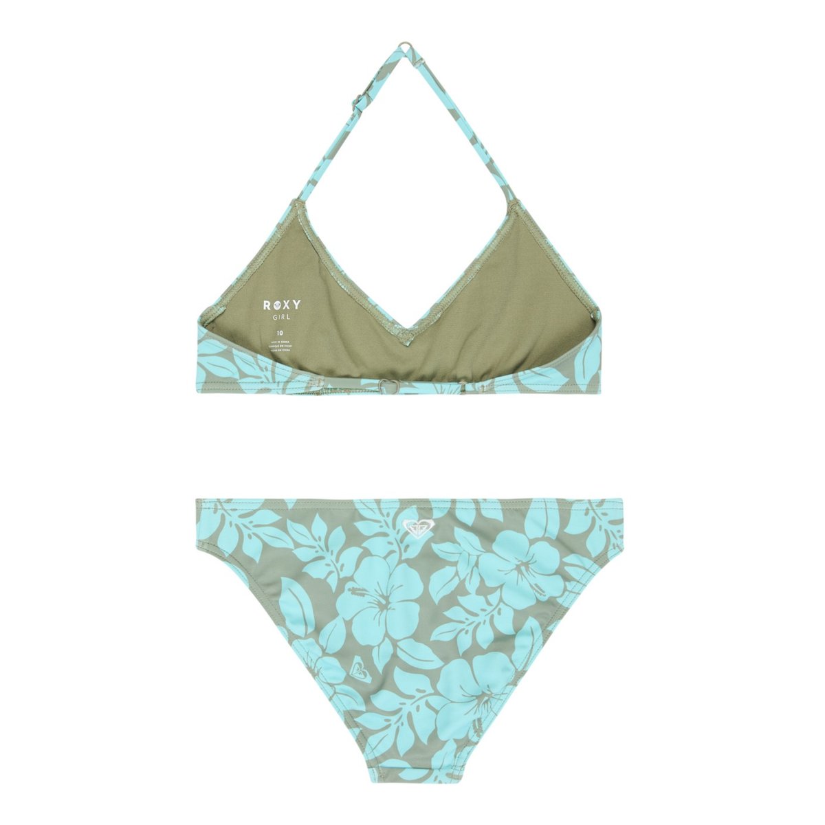 Ensemble 2 pièces bikini triangle deux pièces. vert oil green the mo mini rg, ROXY