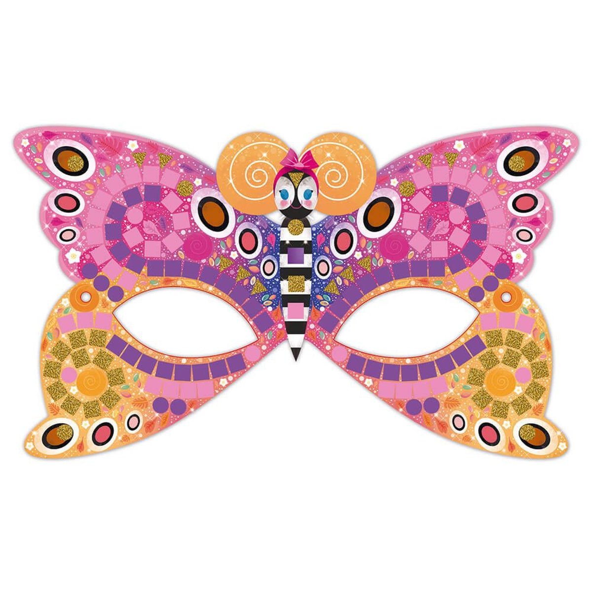 Mosaiques Masques Kit Creatif couleur unique, JANOD