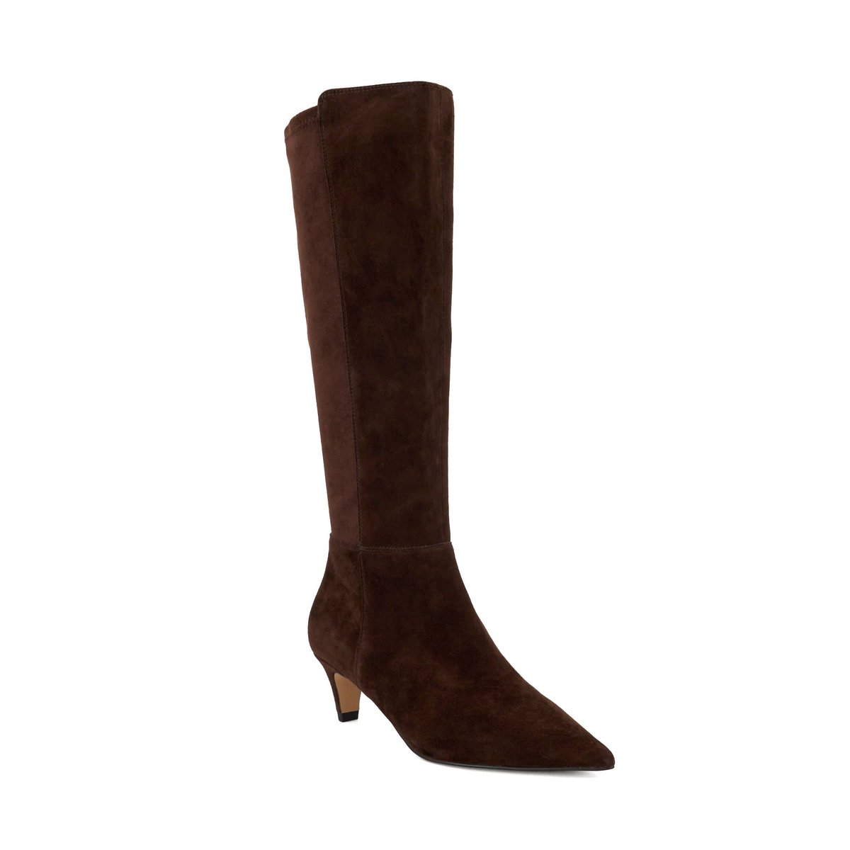 Bottes au genou à talons - SHASA brown-suede, DUNE LONDON