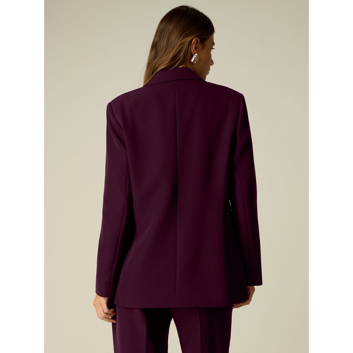 Blazer croisé burgundy, OLTRE