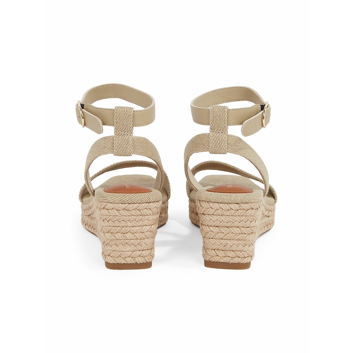 Sandales compensées beige, TOMMY HILFIGER