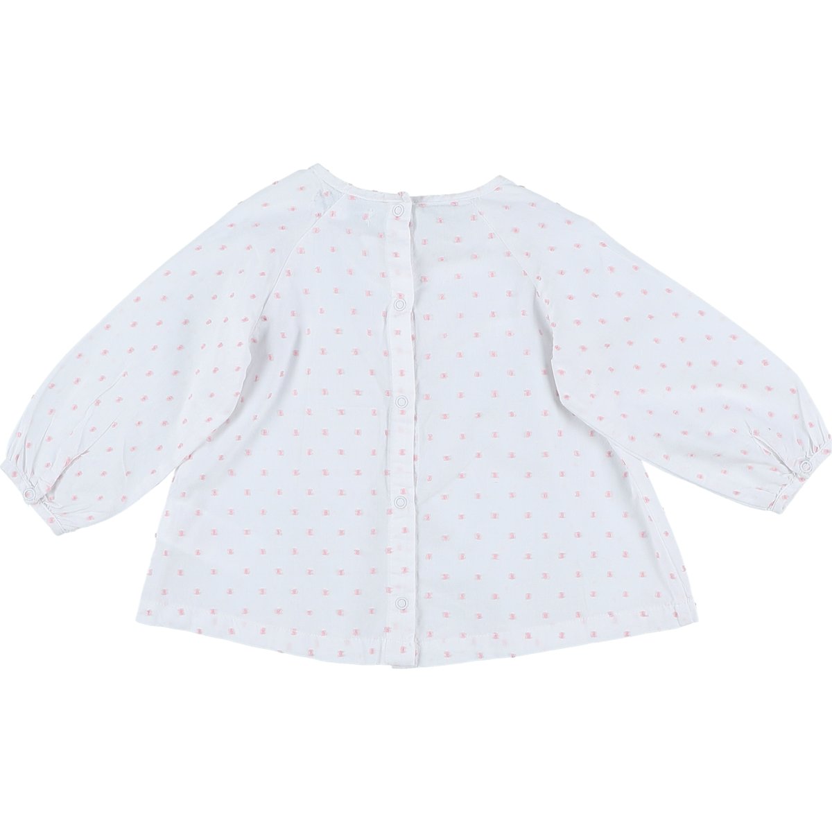 Blouse - Très bon état blanc;rose, VERTBAUDET