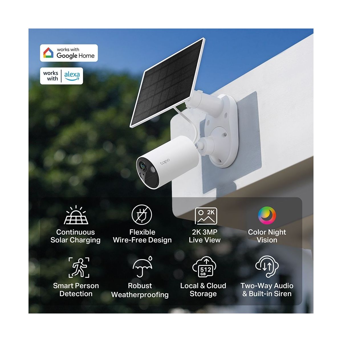 Caméra de surveillance Tapo C410 KIT couleur unique, TP-LINK