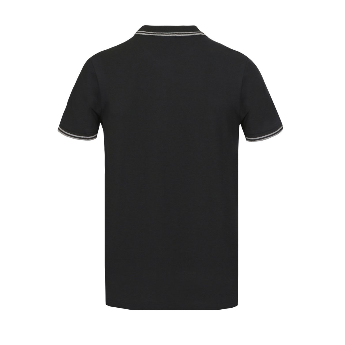 Polo piqué de coton noir/blanc, UMBRO