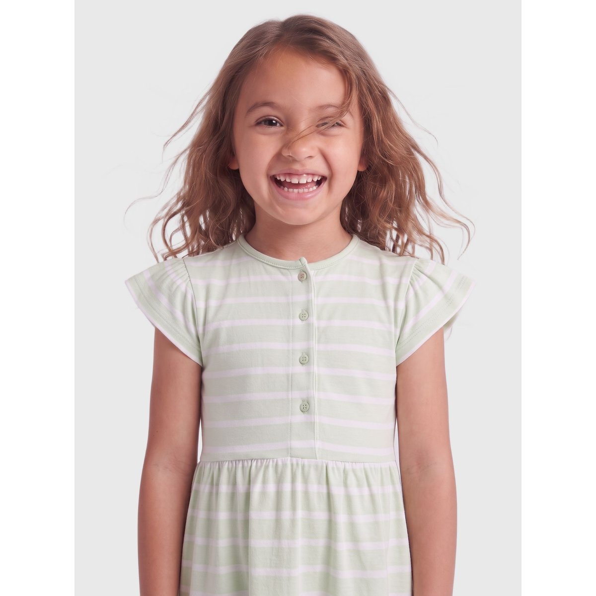 Robe verte - green lily, KIDS ONLY