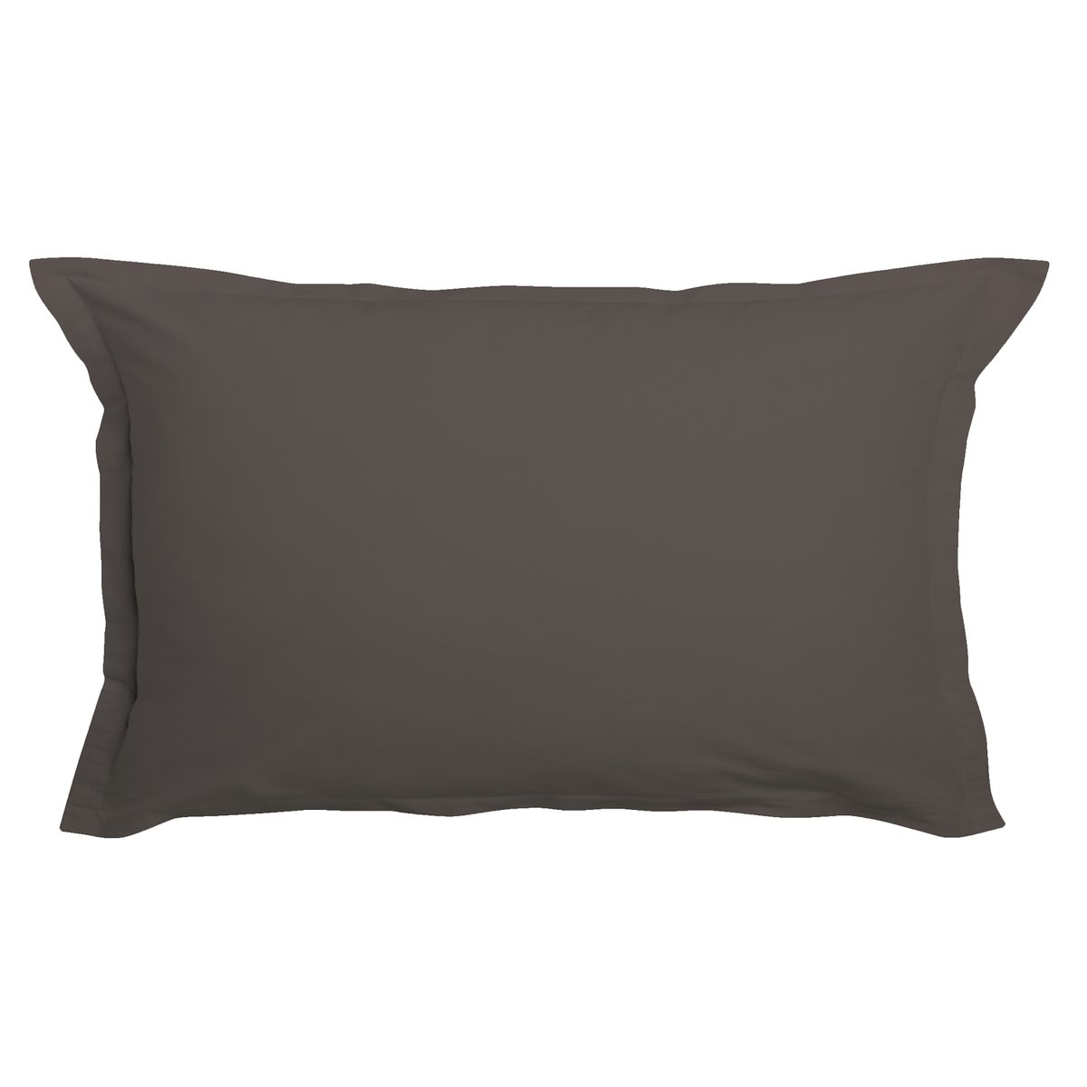 Paire de taies d'oreiller 100% coton 57fils ivoire, C DESIGN HOME TEXTILE