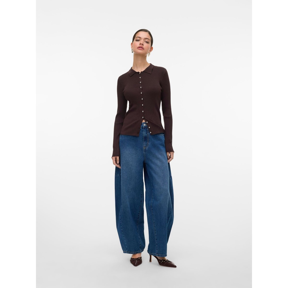 Jean Mom dark blue denim, VERO MODA