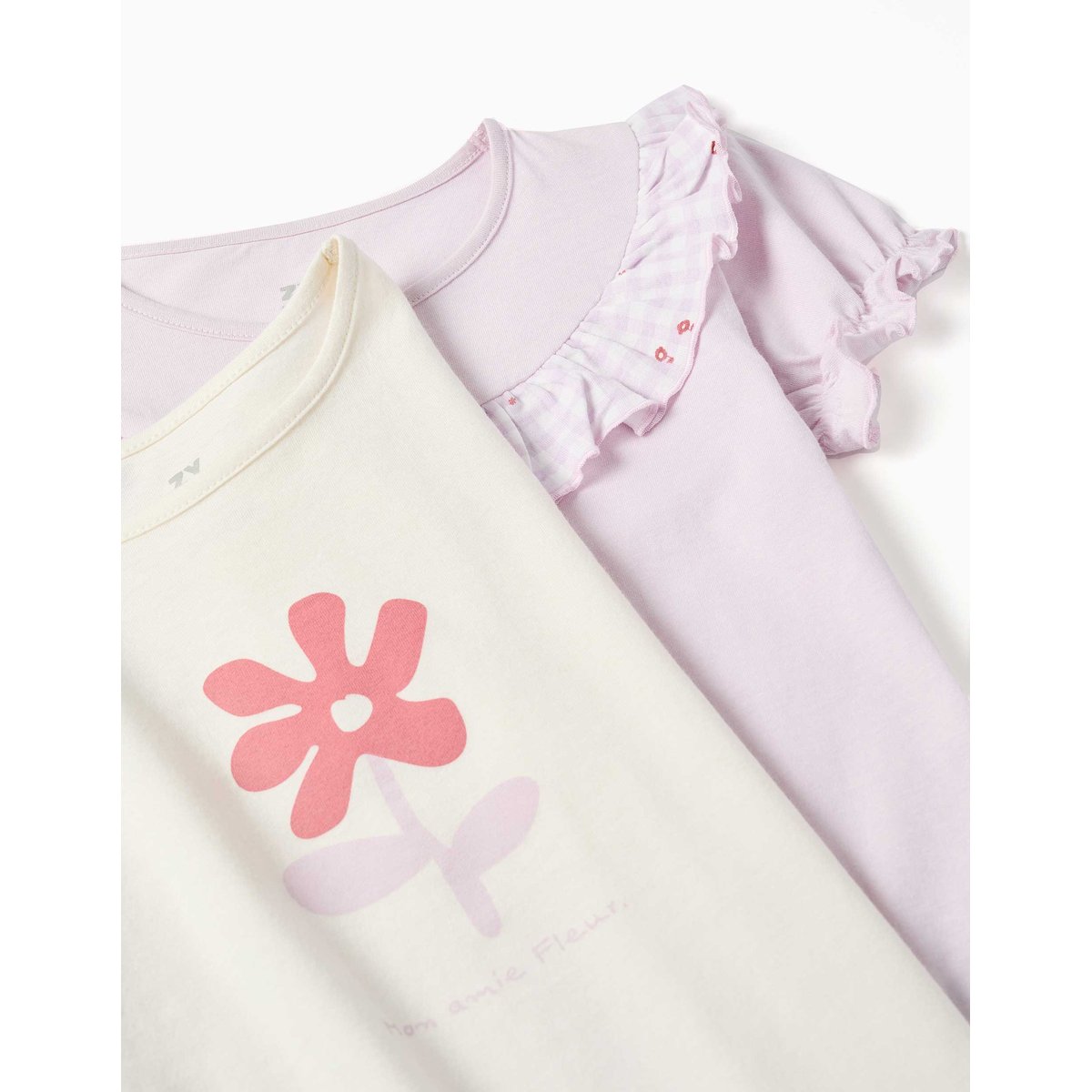 Lot de 2 pyjamas courts en coton avec imprimés floraux multicolore, ZIPPY